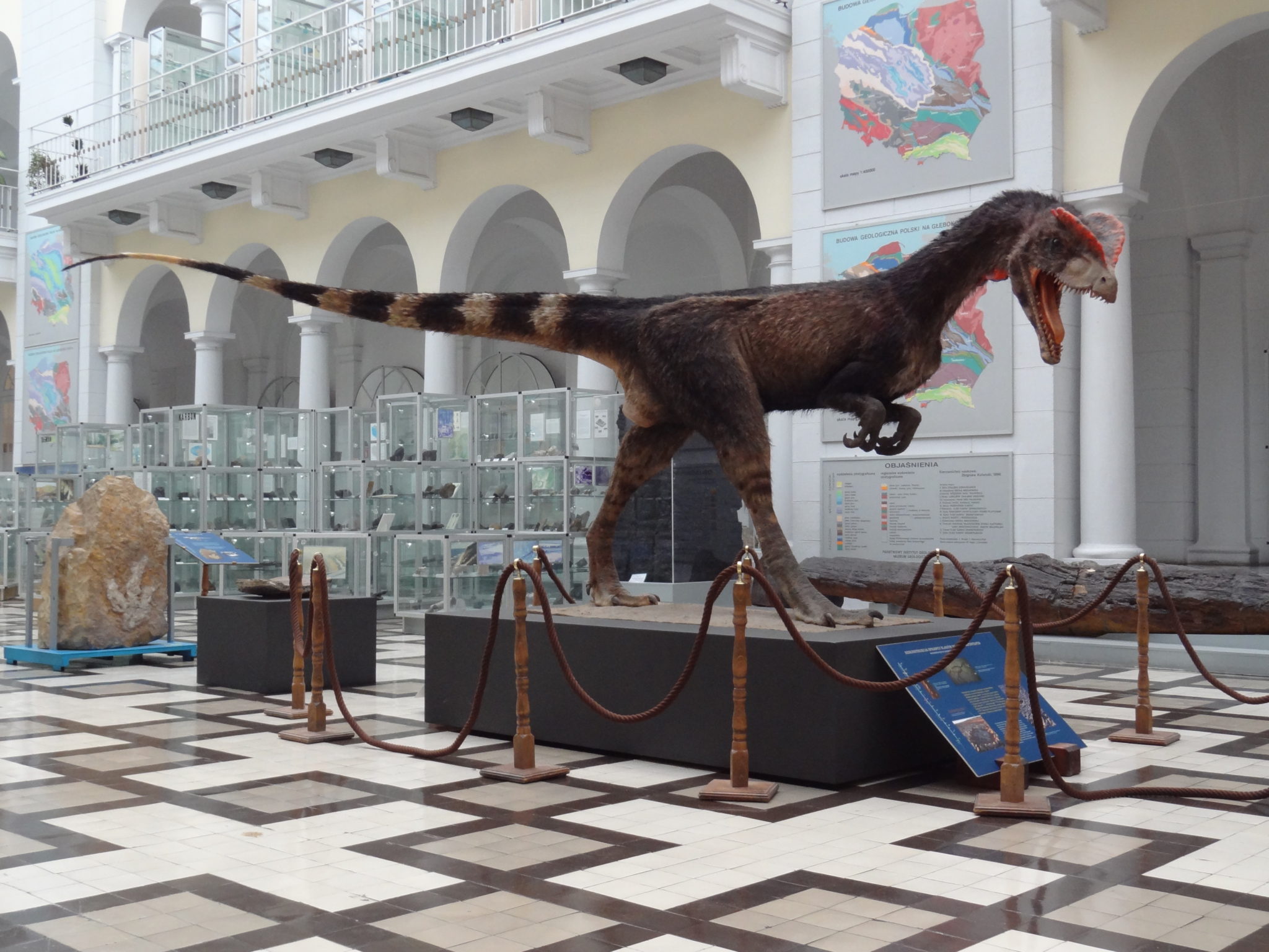 The feathered Warsaw Dilophosaurus Bestiarium